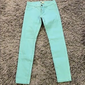 CAbi jeans turquoise size 0